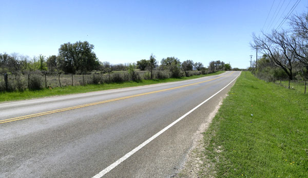 Phillips Ranch Road in Granite Shoals. Staff photo by Jennifer Fierro