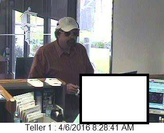 Lake Charles, La., police released this image of an April 6 bank robbery. They believe the man is Jeffrey Gray Wise, who was killed April 13 in Llano County by Texas law enforcement officers. Courtesy photo