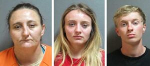Llano police officers arrested Tanya Lynn Slaughter, 35; her daughter, Courtney Slaughter, 17; and Austin Miller, 19, on possession of a controlled substance with intent to deliver.