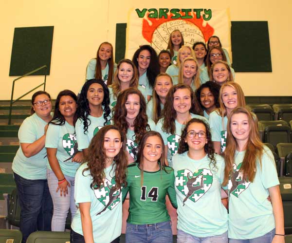 The Burnet High School Highlandettes are gearing up for the 2016 school year. The team, which emphasizes family to the core, performs both as the dance squad and color guard, adding to their workload. Staff photo by Jennifer Fierro