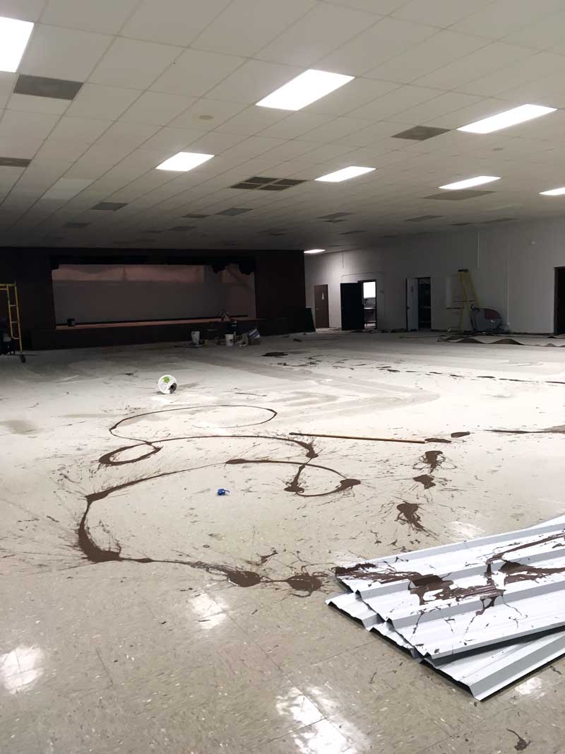 Vandals caused about $10,000 in damage to a newly renovated space at the old Burnet Elementary School that is about to be utilized by the Texas A&M AgriLife Extension Service and Burnet County. Courtesy photo