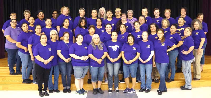 The Marble Falls Independent School District child nutrition staff recently earned a perfect score for the second time this year during a recent state inspection of all seven MFISD campus cafeterias. Inspectors put each cafeteria through a 47-point check. Courtesy photo