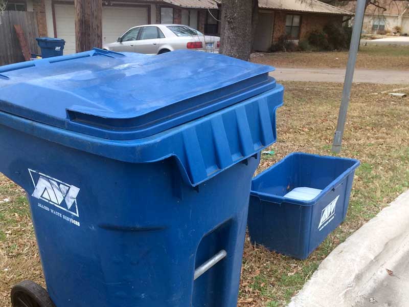 Trash pickup will remain on a regular schedule the week of July 4 across the Highland Lakes. Staff photo