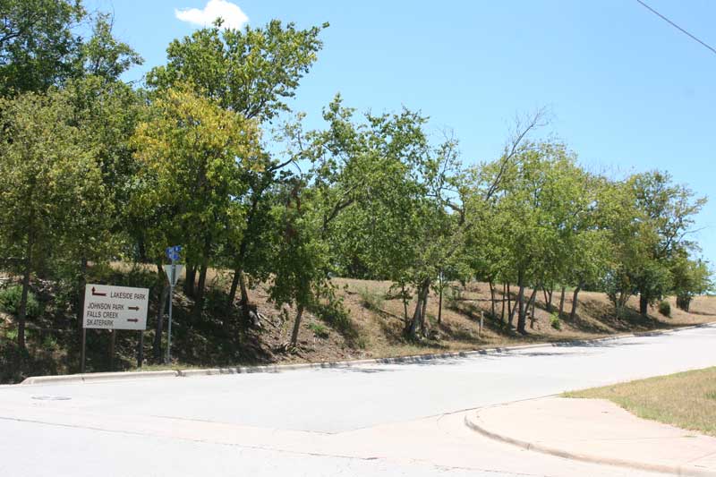 Marble Falls city leaders are considering a proposed parking garage adjacent to a potential hotel/conference center project. The frontage of the four-story, 280-space structure (pictured) would be on Yett Street between Buena Vista Drive and Main Street. Staff photo by Connie Swinney