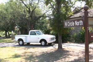 A resident on Hi Circle North received an apology from Horseshoe Bay officials after a classic pickup in her driveway was mistakenly labeled a ‘junk vehicle.’ Staff photo by Connie Swinney
