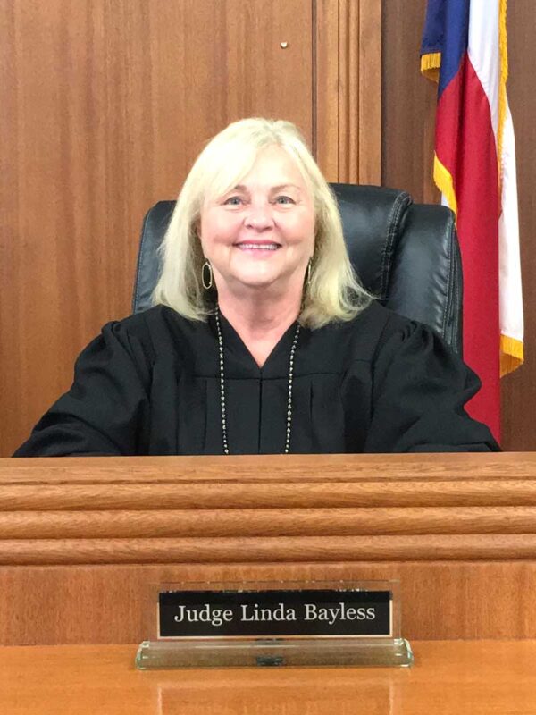 Linda Bayless seeks reelection as County CourtatLaw judge