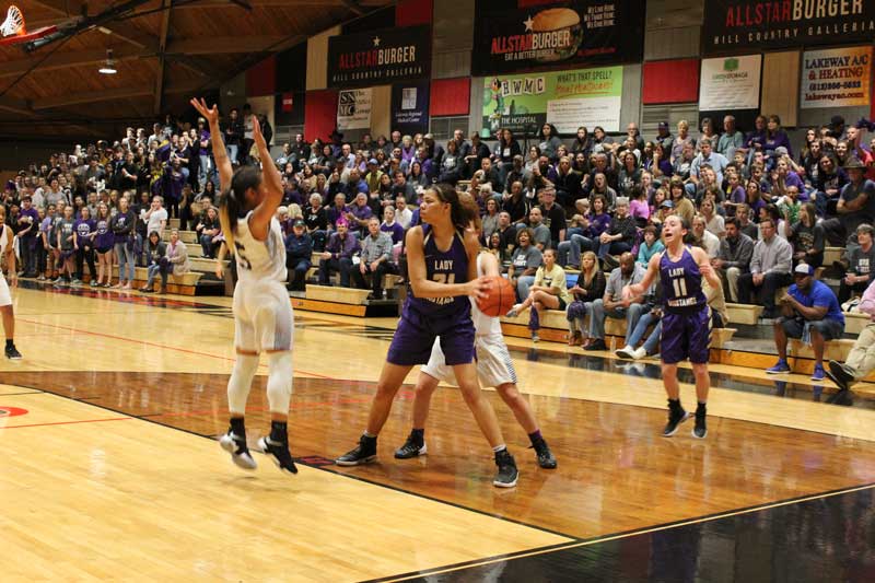 Marble Falls High School senior Mya McMillian is one of 106 high school students to earn a $25,000 Horatio Alger National Scholarship this year. McMillian is also the starting center for the Lady Mustangs basketball team and recently signed her letter of intent to play for Liberty University. File photo