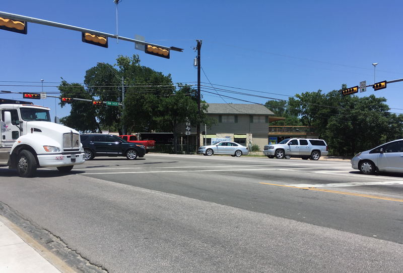 A $1.6 million proposed upgrade to the RR 1431/U.S. 281 intersection would include widening of the roadway to enhance mobility and ease congestion. Staff photo by Connie Swinney