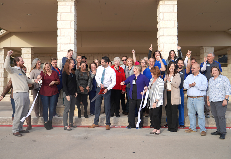 Granite Mesa Health Center held a ribbon-cutting for its new Dialyze Direct dialysis unit Nov. 27 at 1404 Max Copeland Drive in Marble Falls. Call (830) 693-0022 for more information. Courtesy photo