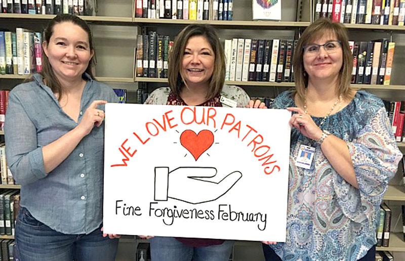 Burnet County Library System librarians Chelsi Alvarez (left), Rebecca Noah, and Judy Hartman. Courtesy photo