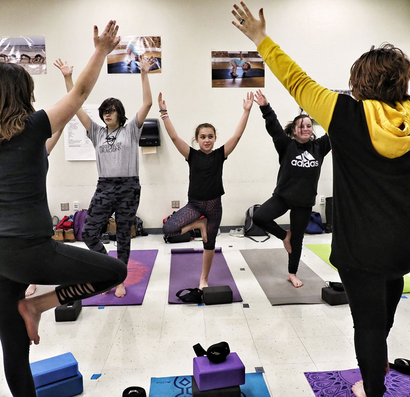 Marble Falls Middle School yoga class stretches beyond physical ...