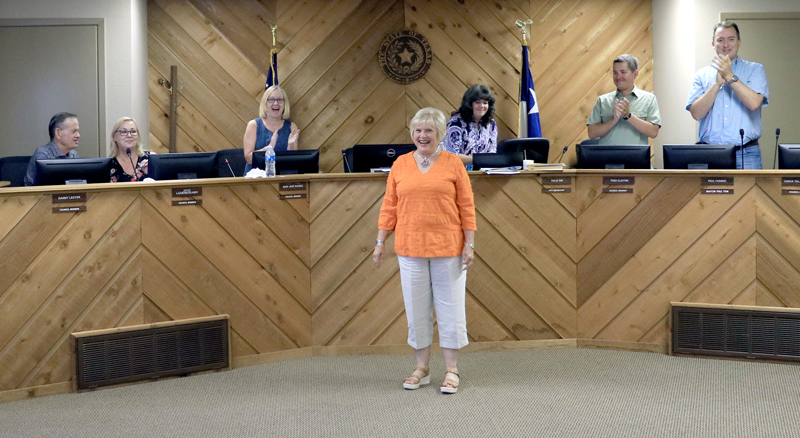 Billie Shelburn honored for service