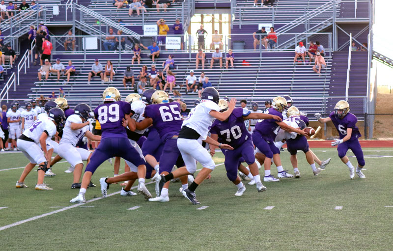 Marble Falls vs. Liberty Hill scrimmage