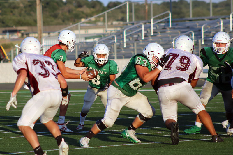 Burnet football scrimmage