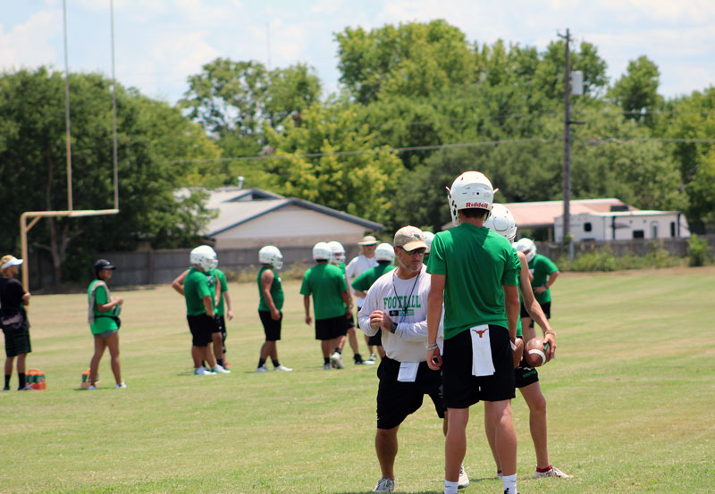 Burnet head coach Jerod Rye