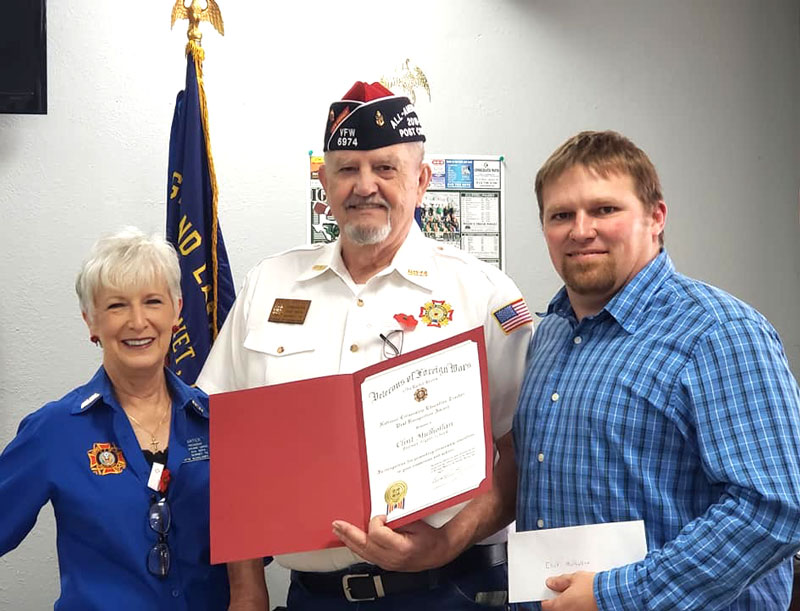 Burnet VFW's Teacher of the Year
