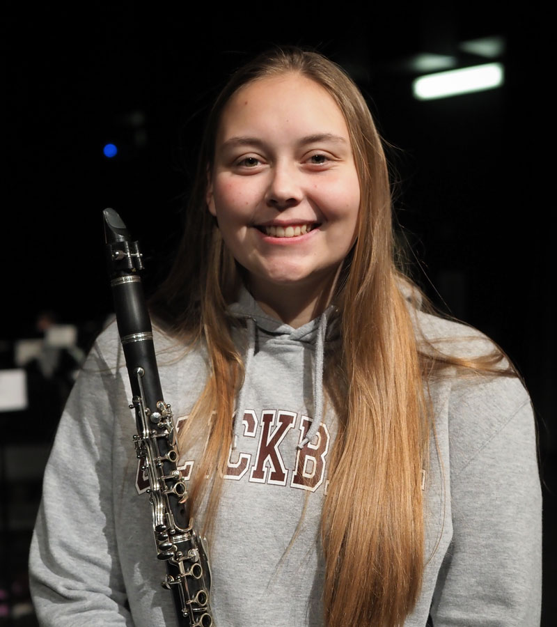 Burnet High School's Kali Crist makes all-state band