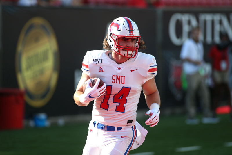 Ryan Becker of SMU is entering the NFL Draft
