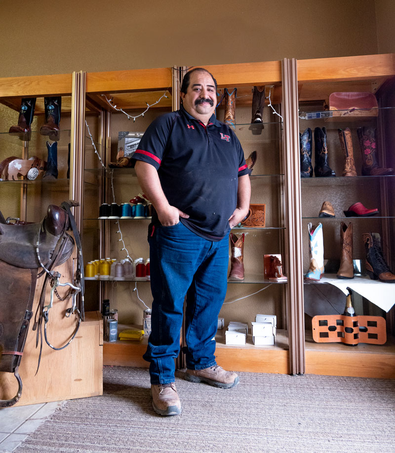 Adam Garcia of AG Leather in Kingsland