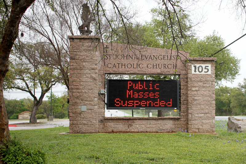 COVID-19 affects Highland Lakes churches