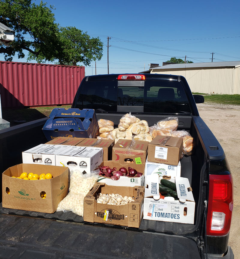 The Helping Center of Marble Falls receives donations from restaurants