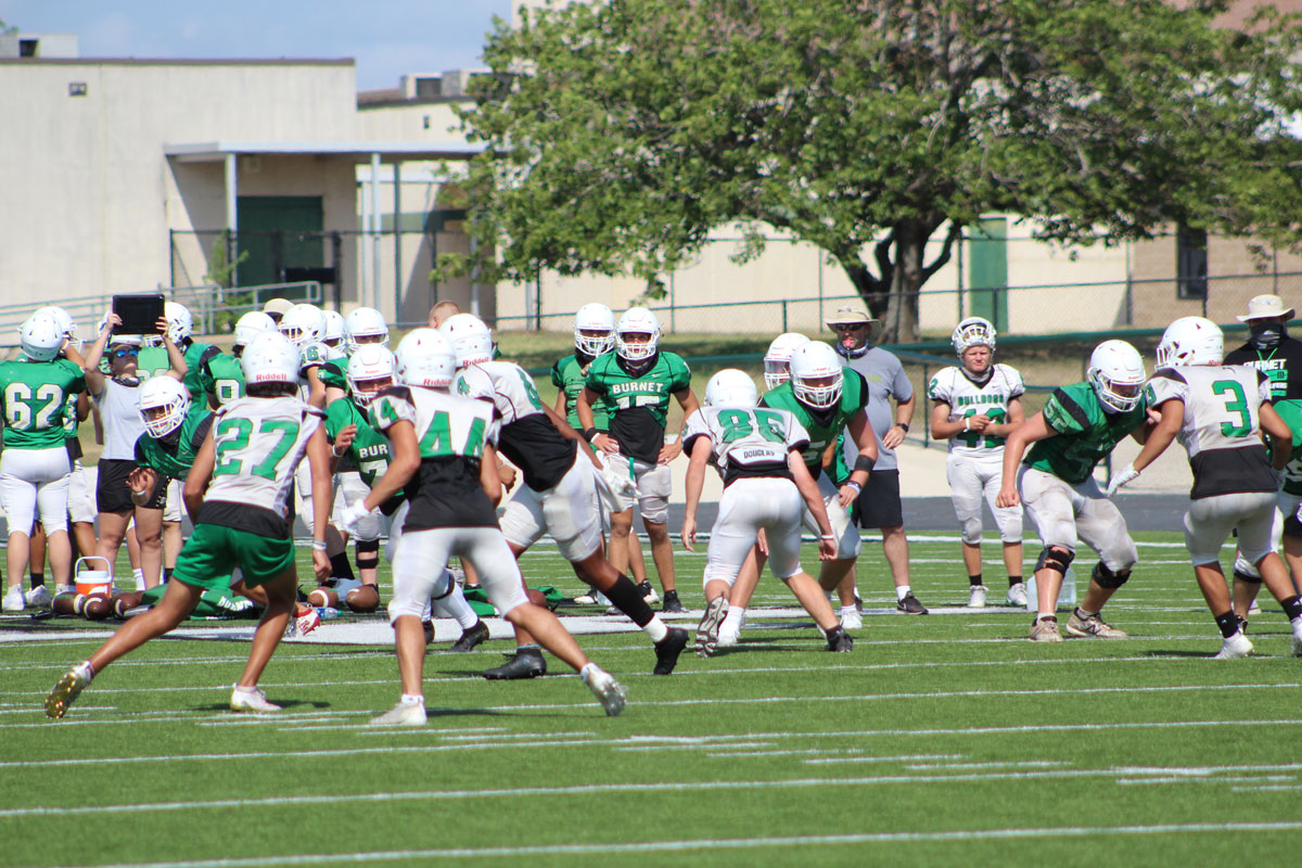 Burnet Bulldogs fall football training camp 2020