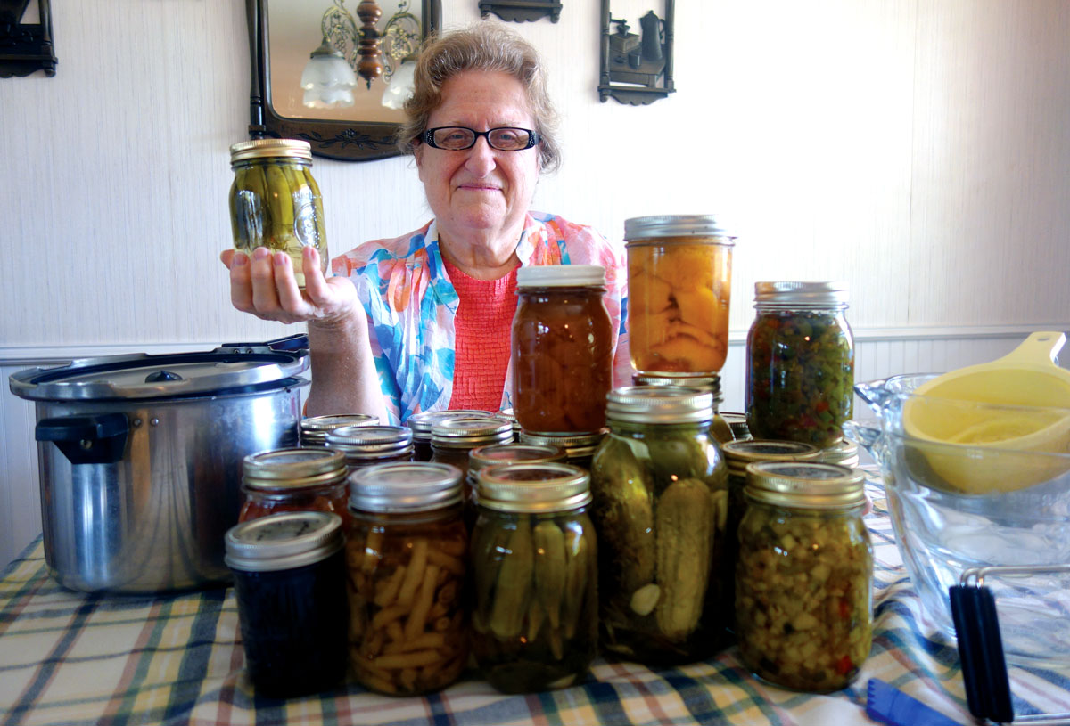 Karen Walker of Marble Falls has been canning produce since she was a girl