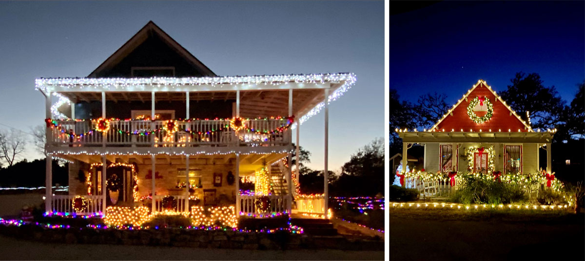 PEC Home Holiday Lights Contest winners in Bertram and Marble Falls