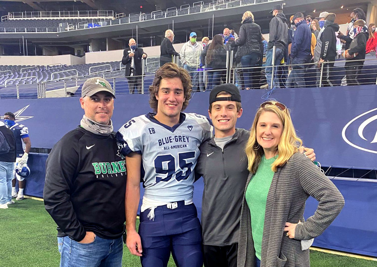 Burnet's Braeden Howell is Blue-Grey defensive MVP