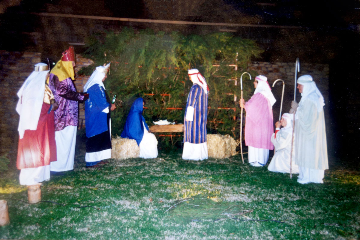 Live nativity at First United Methodist Church of Burnet