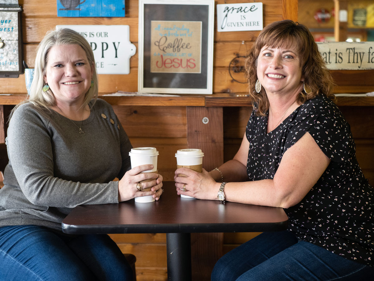 Amanda Mayes and Cindy Brown