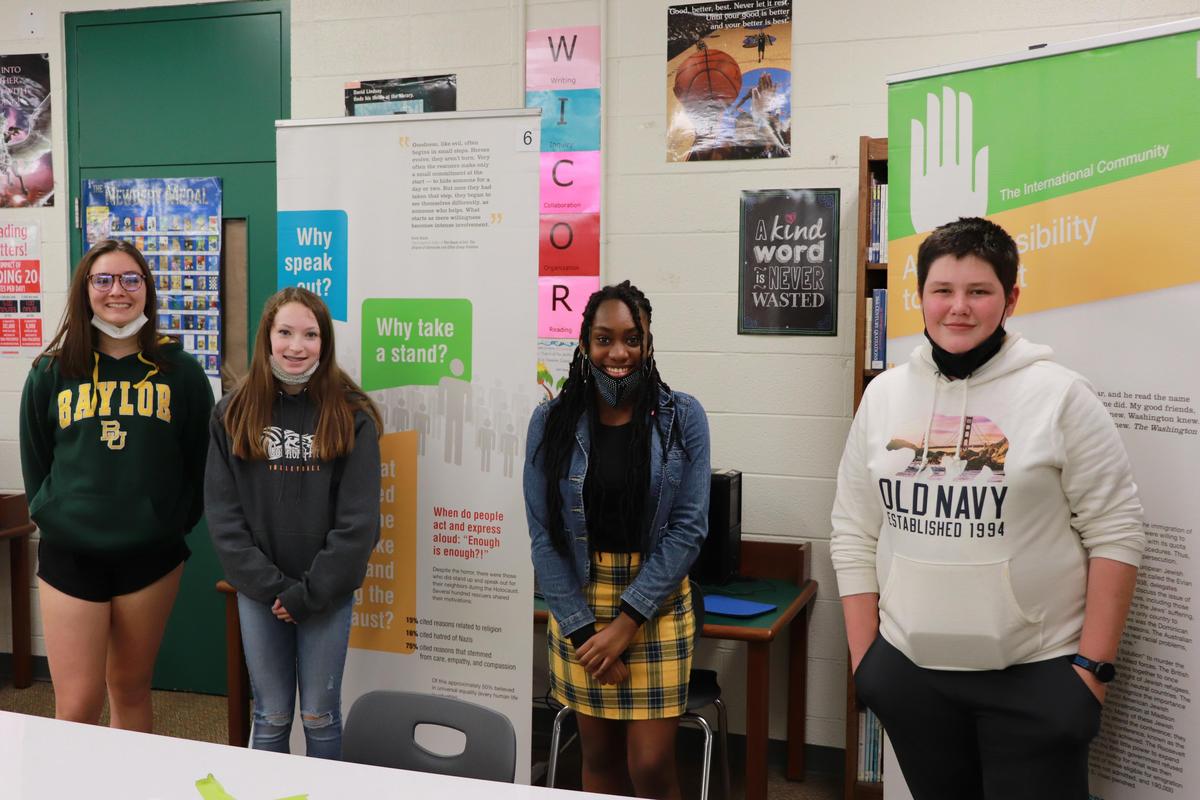 Traveling Holocaust exhibit at Burnet Middle School