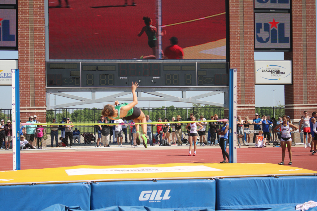 Burnet high jumper Jacquelyn Contreras-Green