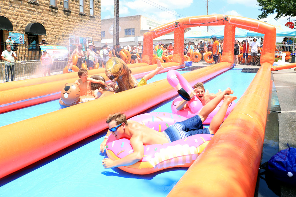 Marble Falls waterslide returns