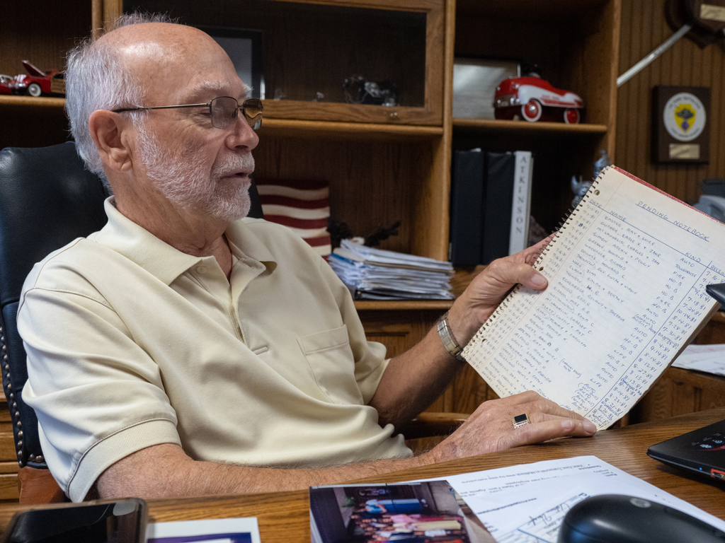 Mike Atkinson celebrates 40 years as Marble Falls State Farm agent