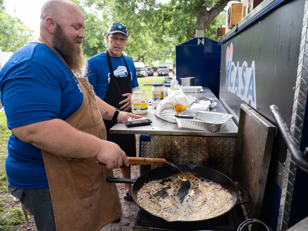 Skiin’ with the Galilean volunteer Matthew Figun in Marble Falls