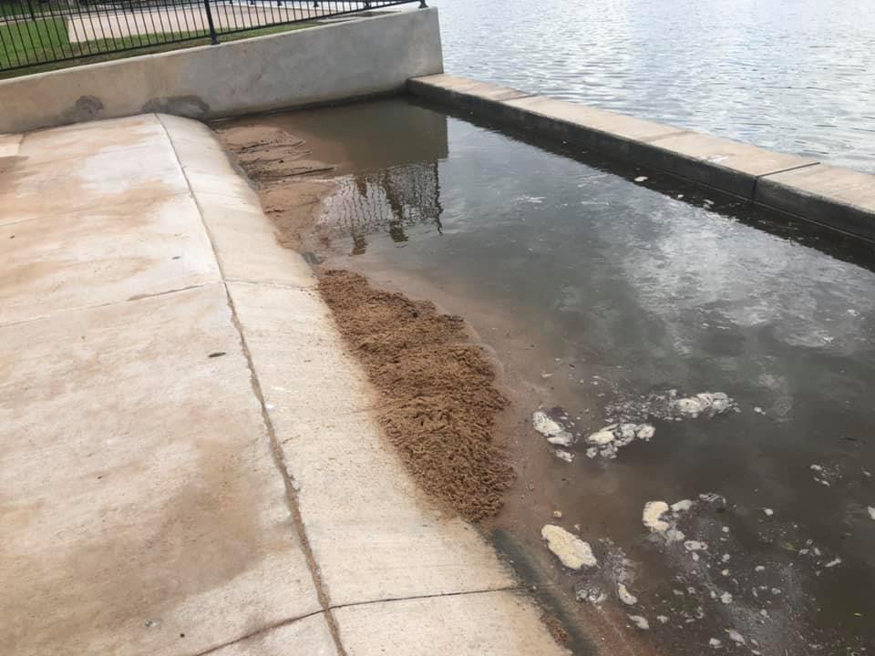 Lakeside Park pool cleanup