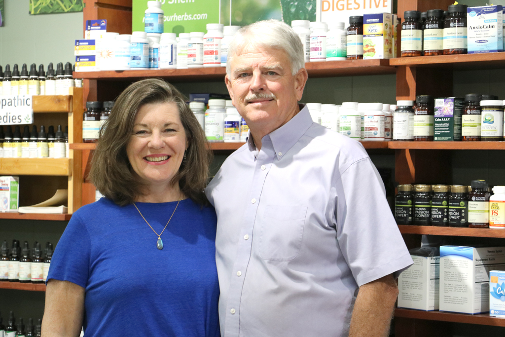 Hill Country Health Store owners Sharon and Andy Sembera