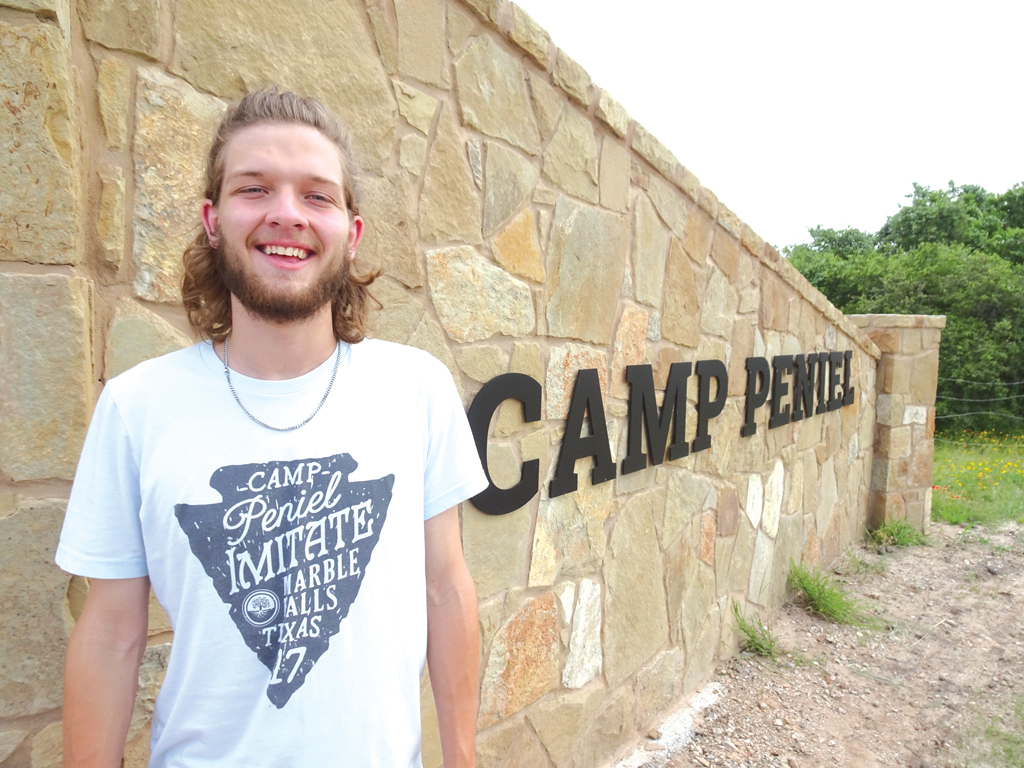 Camp Peniel counselor Hunter Gasaway