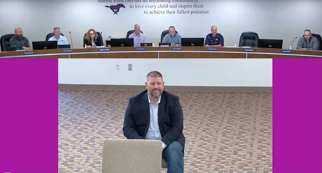 Marble Falls Independent School District board of trustees approved hiring Jason Napoli as a Marble Falls Middle School assistant principal