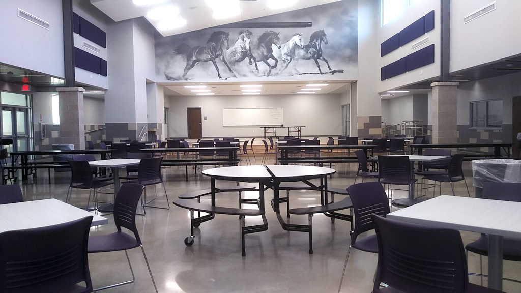 Marble Falls High School communal space