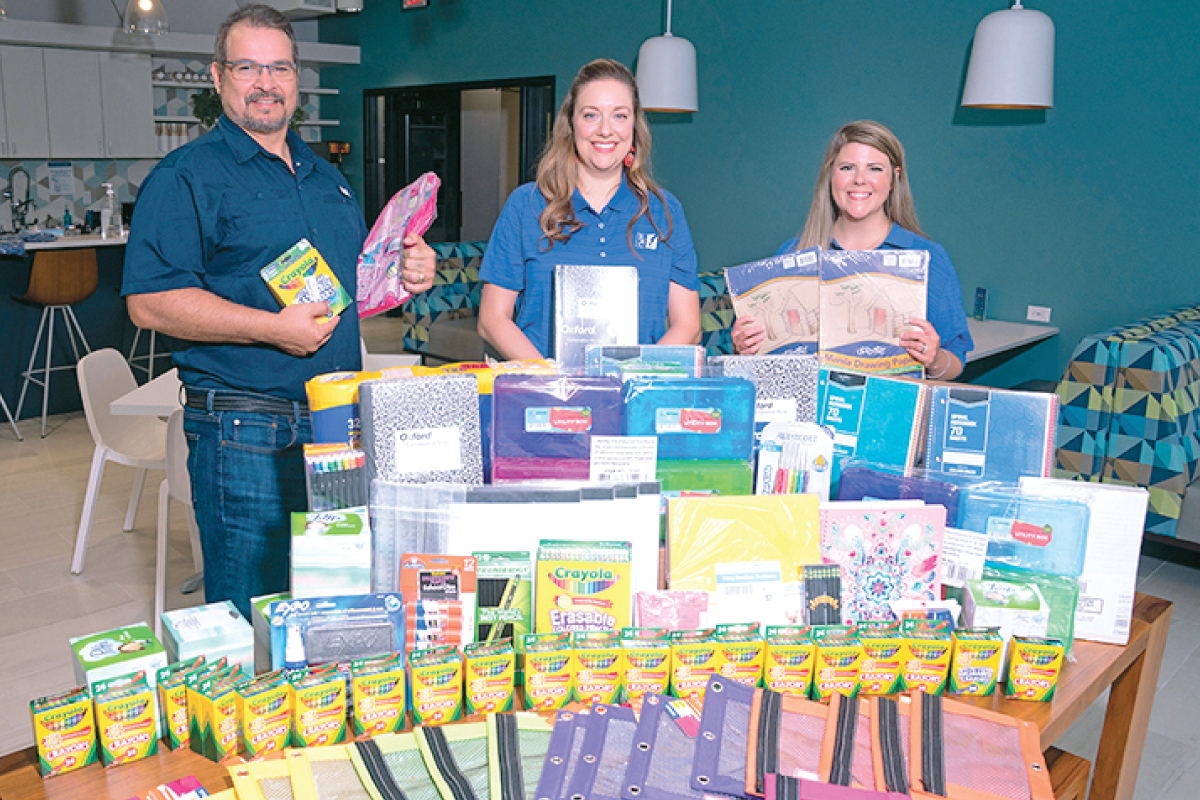 PEC school supplies drive