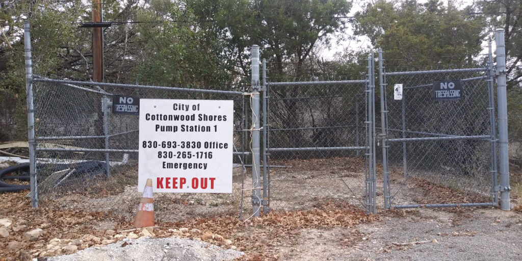 Cottonwood Shores pump station No. 1