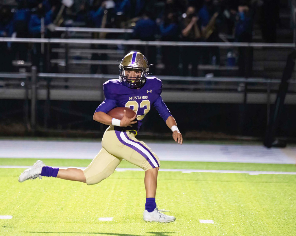 2021 Marble Falls High School junior fullback Jasael Ruiz
