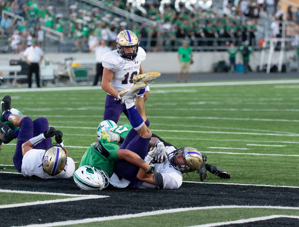 Marble Falls versus Burnet football 2021
