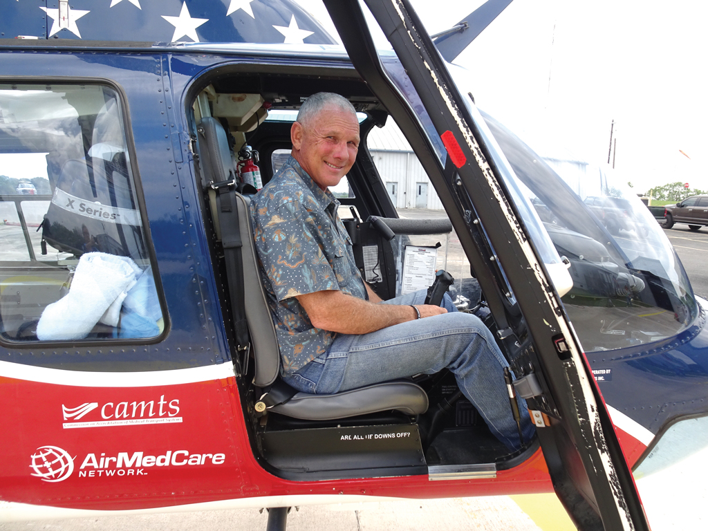 AIR-EVAC pilot Rick Neely of Marble Falls