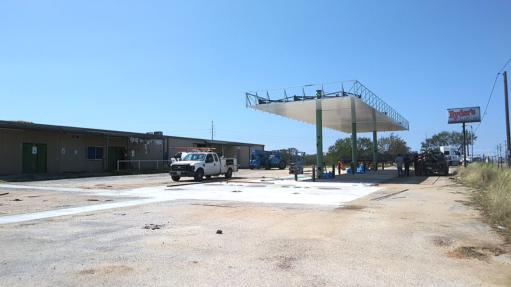 Granite Shoals Supermarket construction