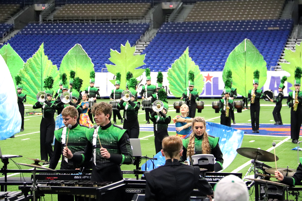 Burnet High School Esprit de Corps at 2021 state contest