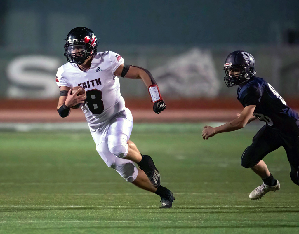 Faith Academy of Marble Falls senior Harrison Hanner