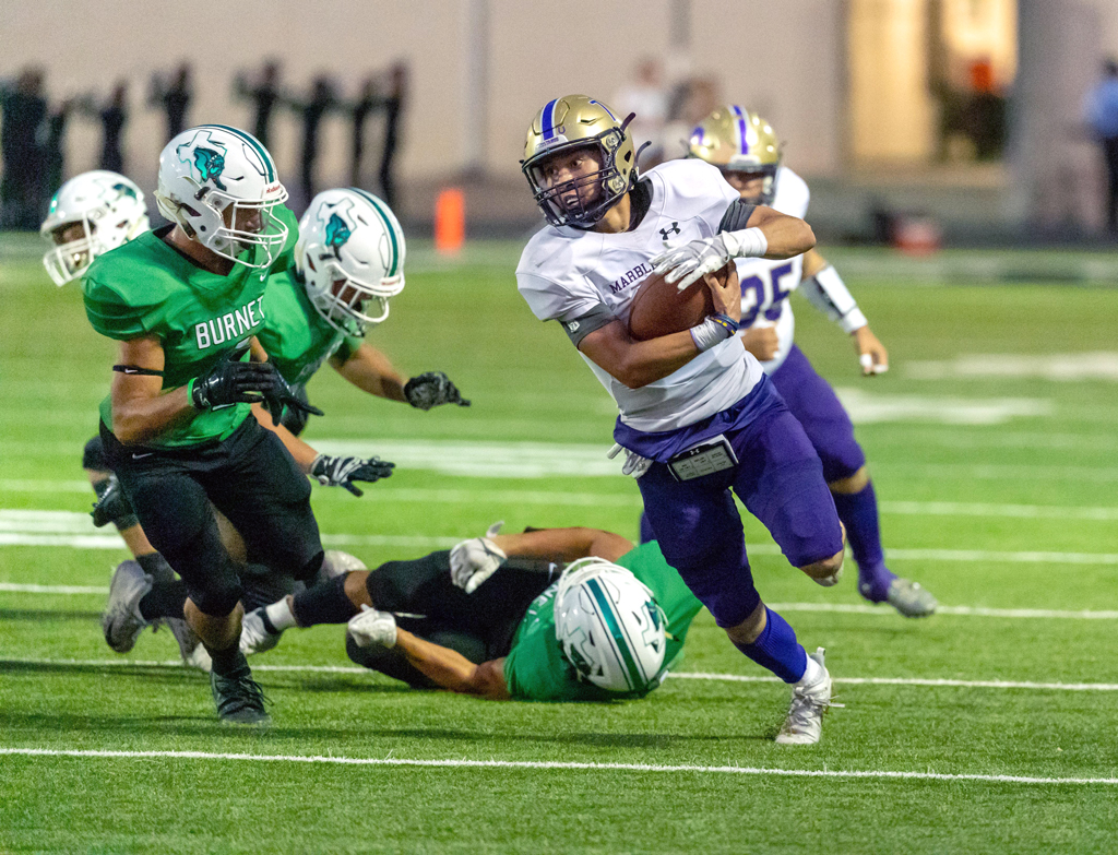 Marble Falls and Burnet football